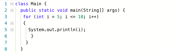 For Loop