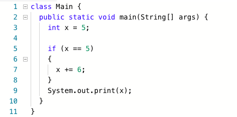 If Statement